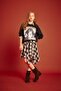 Oversize Wide Fit Crew Neck Printed Sweatshirt for Girls G3270A825Wn - 2