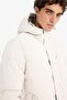 Warm Water Repellent Hooded Coat F1149Ax25Wn - 4