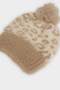 Leopard Printed Pack Pompom Knitwear Beanie for Girls F2395A825Wn - 2