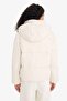 Water Repellent Regular Fit Hooded Zippered Inflatable Coat F1944Ax25Wn - 7