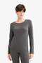 Crew Neck Long Sleeve Top F5032Ax25Wn