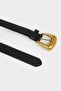 Women's Faux Leather Jean Belt F3274Axns - 3