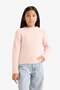Crew Neck Knitwear Sweater for Girls Y2640A625Wn - 4