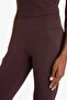 Shaping / Sculpting High Waist Stretchy Fabric Basic Sports Leggings B4147Ax25Au - 5
