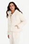 Water Repellent Regular Fit Hooded Zippered Inflatable Coat F1944Ax25Wn - 3