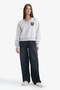 Coool Loose Fit V-Neck Embroidered Sweatshirt (25 Au) - 2
