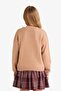 Crew Neck Bear Printed Knit Sweater Girls G3067A825AU - 4