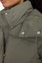 Water Repellent Regular Fit Hooded Zippered Inflatable Coat F2143Ax25Wn - 5