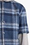 2-Piece Set Detachable Hooded Checkered Shirt Sweatpants Boys G3272A825Wn - 4
