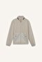 Warm Standard Fit Stand Collar Soft Fleece Inside Cardigan F2303Ax25Wn - 7