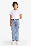 Jogger Fit Extra Flexible Elastic Waist Jean Trousers for Boys G2775A825Au - 2