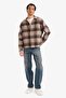 Boxy Fit Checkered Flannel Long Sleeve Shirt G4744Ax25Wn - 2