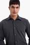 Modern Fit Polo Collar Pique Long Sleeve Shirt F0330Ax25Au - 5