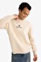 Ford Motor Company Boxy Fit Hooded Back Printed Sweatshirt G4392Ax25Au - 3