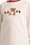 Girls' Pajama Set Printed Long-Sleeve Top Striped Long Bottom F7289A825AU - 4