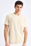 Regular Fit Crew Neck Short Sleeve Textured Cross Woven T-Shirt E2632Ax25Sm - 3