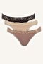Lace Detailed 3-Piece Panties F2124Ax25Au