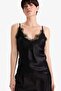 Regular Fit V-Neck Lace Detail Satin Spaghetti Strap Blouse G2992AX25AU