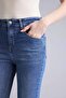 Crop Flare Fit Mid Waist Short Bell-Bottom Jean Pants G2217Ax25Wn - 4