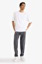 Ultra Soft Soft Textured Wide Leg Jean Trousers G2468Ax25Au - 2