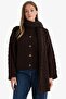 Relax Fit Crew Neck Scarf Buttoned Knitwear Cardigan F4331Ax25Wn - 3