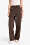 100% Cotton Barrel Fit Regular Waist Cherry Charm Gabardine Trousers G1174Ax25Au - 2