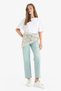 Comfort Straight Normal Waist Embroidery Detail Ankle Length Jean Washable Pants G2216Ax25Wn