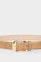 Women's Big Buckle Faux Leather Jean Belt F3280Axns - 3