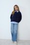 Crew Neck Chenille Knitwear Sweater for Girls F2619A825Wn - 2