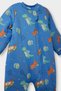 Baby Boy 1,6 Tog Fiber Dinosaur Printed Zippered Long Sleeve Combed Cotton Jumpsuit F3527A525Wn - 2