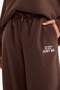 Standard Fit Waist Lace-Up Pocketed Fleece Sweatpants Y2650Az25Wn - 5