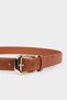 Women's Big Buckle Faux Leather Jean Belt F3280Axns - 2