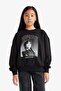 Wednesday Oversize Wide Fit Crew Neck Sweatshirt Girls G0440A825Au - 3