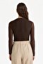 Slim Fit Tight Fit Tulle Long Sleeve Snap Closure Bodysuit G3075Ax25Au - 4