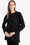 Regular Fit Crew Neck Long Sleeve Tunic F5117Ax25Au - 7