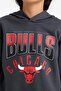 Nba Chicago Bulls Hooded Cotton Sweatshirt Boys F4086A825Au - 7