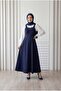 Celia Sulfur Gabardine Gilet-Bn4289 Navy Blue