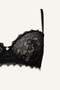 Lace-Up Lace Cupless Non-Padded Underwire Balconette Bra F7024Ax25Wn - 7