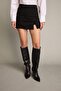 Slim Fit Tight-Fitting Slit Shorts Skirt G5057Ax25Wn - 4