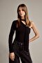 One Shoulder Tie Detail Blouse G3334Ax25Wn