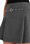 Regular Waist Belt Detailed Mini Skirt G3090Ax25Au - 7