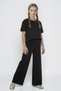 100% Cotton Wide Leg Brode Trousers for Girls G1631A825Au