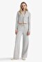 Slim Fit Slim Fit Hooded Modal Zippered Sweatshirt F7651Ax25Au - 2