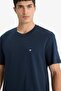100% Cotton Crew Neck Pique Short Sleeve T-Shirt F9897Ax25Sm
