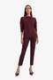 Cigarette Regular Waist Straight Leg Satin Trousers J8743Az25Wn - 3