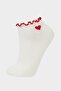 Women's 3-Pack Cotton Booties Socks F5619Axns - 4