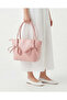 Women's Sandy Pink Bow Clutch Bag Length 23 - Width 34 - 2