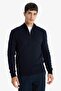 Standard Fit Zippered Neck Knit Sweater F5095AX25AU - 3