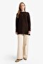 Relax Fit Crew Neck Knitwear Sweater Tunic F4530Ax25Wn - 2