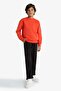 Elastic Waist Flat Leg Pique Sweatpants for Boys G1360A825Au - 2
